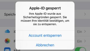 Was ist da los?: iPhone-Nutzer melden gesperrte Apple-ID
