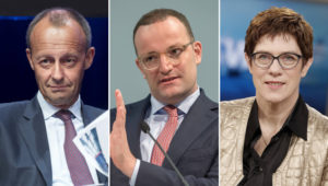 Die drei Kandidaten für den CDU-Chefposten