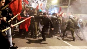 Bei Besuch in Athen: Griechische Polizei stoppt Anti-Merkel-Demo