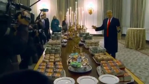 Besuch im Weißen Haus: US-Präsident Donald Trump serviert McDonald’s