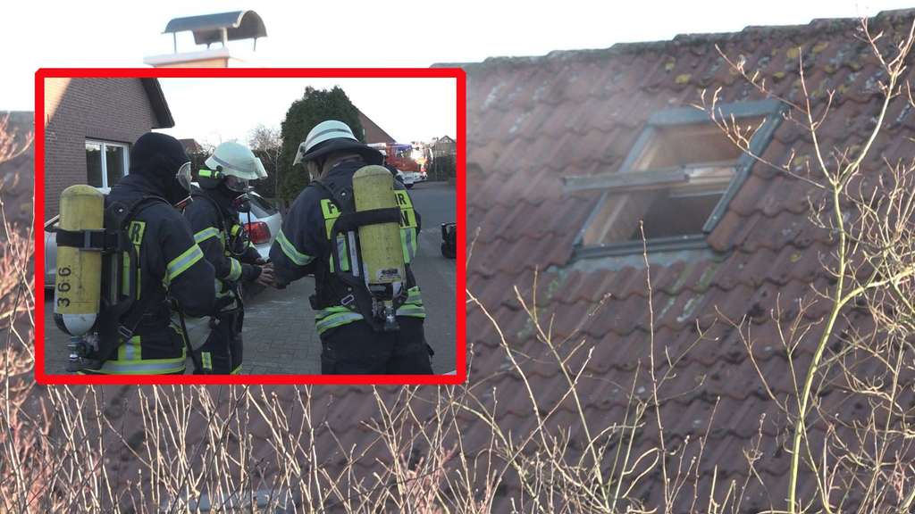 Oldenburg (Niedersachsen): Feuer-Irrsinn! Familie vergisst Kind bei Brand in Haus