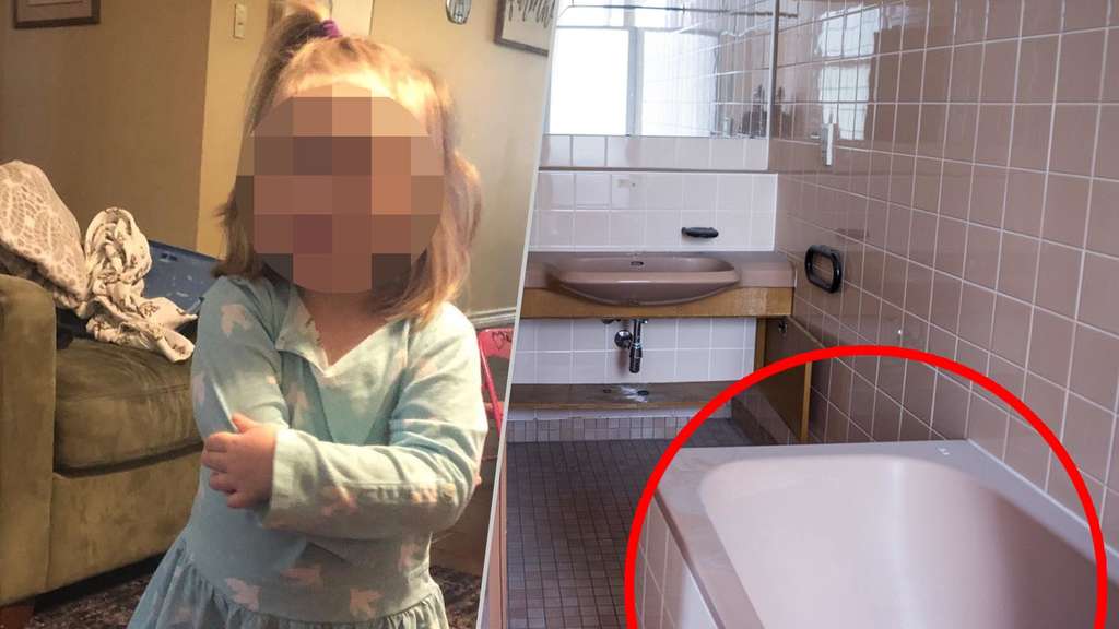 Mutter lässt dreijährige Tochter wenige Augenblicke im Bad alleine – als sie zurückkommt, ist es zu spät